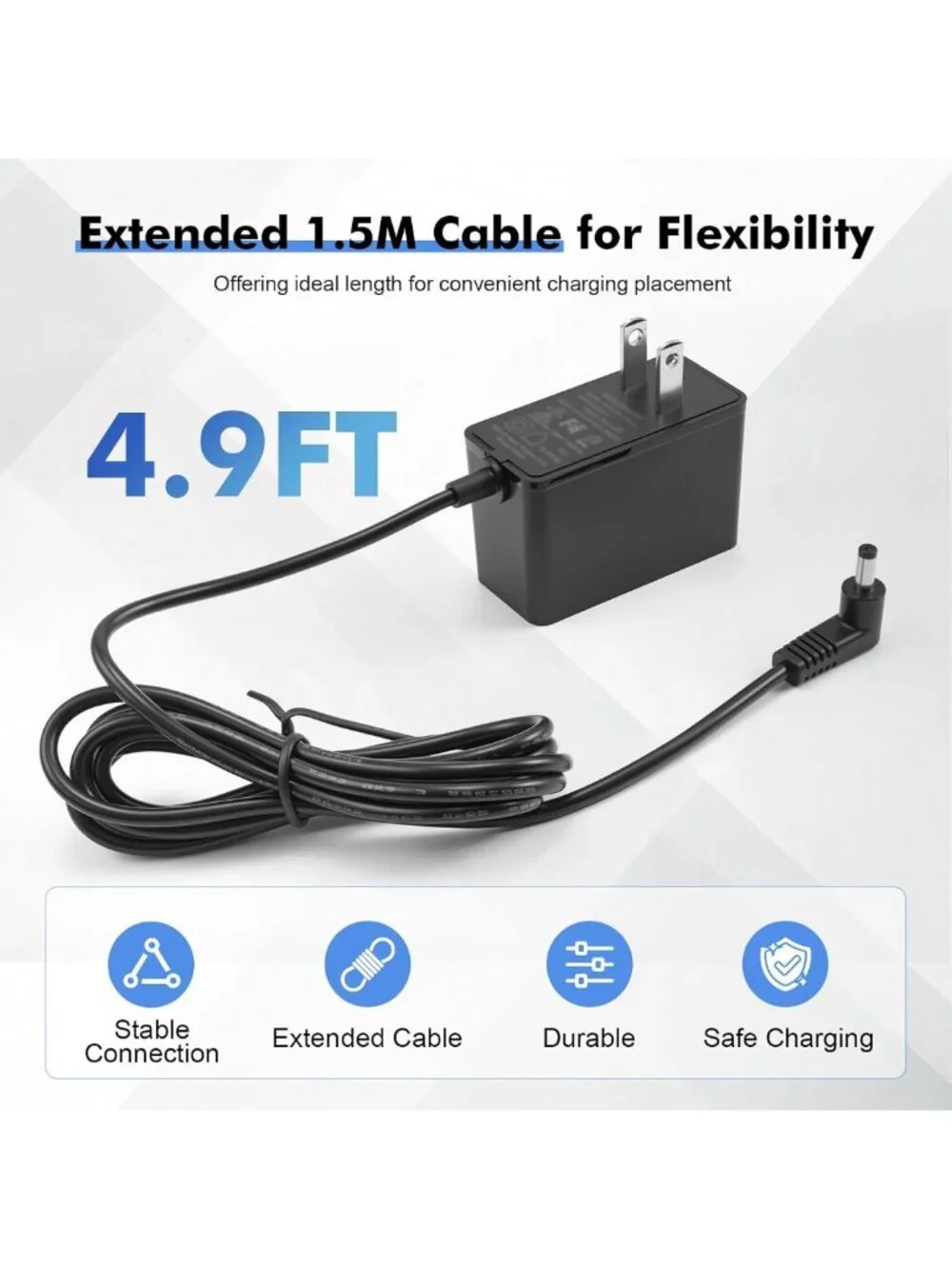 Replacement Power Adapter Charger for Dyson Digital Slim - 21.7V, 5.9ft Cable